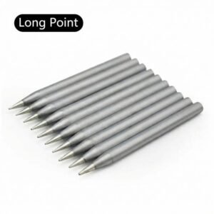 Matte external heating soldering tip